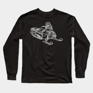 Stylish Snowmobile Long Sleeve T-Shirt